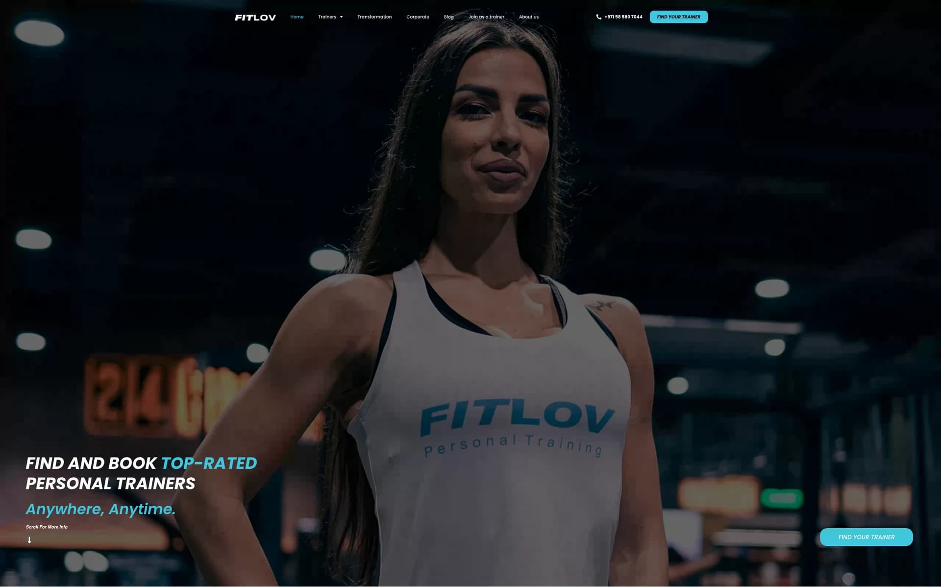 Fitlov website preview